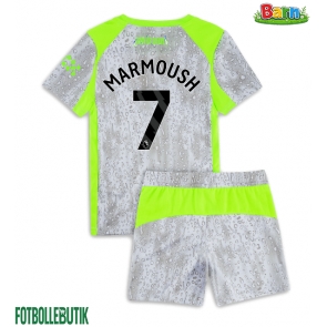 Manchester City Omar Marmoush #7 Tredjeställ Barn 2025-26 Kortärmad (+ Korta byxor)